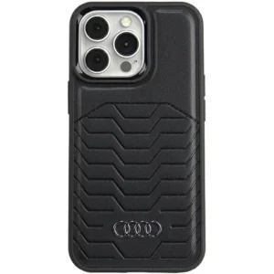 Audi Synthetic Leather case with MagSafe for iPhone 13 Pro Max - blackeng