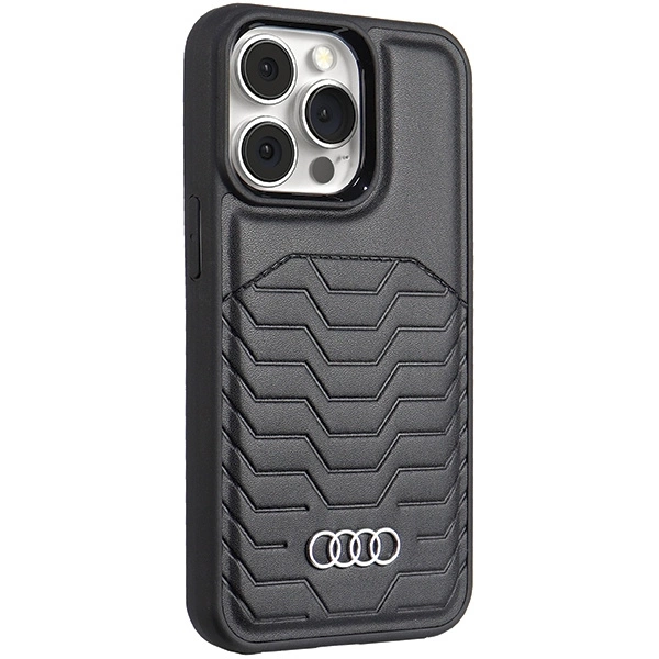 Audi Synthetic Leather case with MagSafe for iPhone 13 Pro Max - blackeng