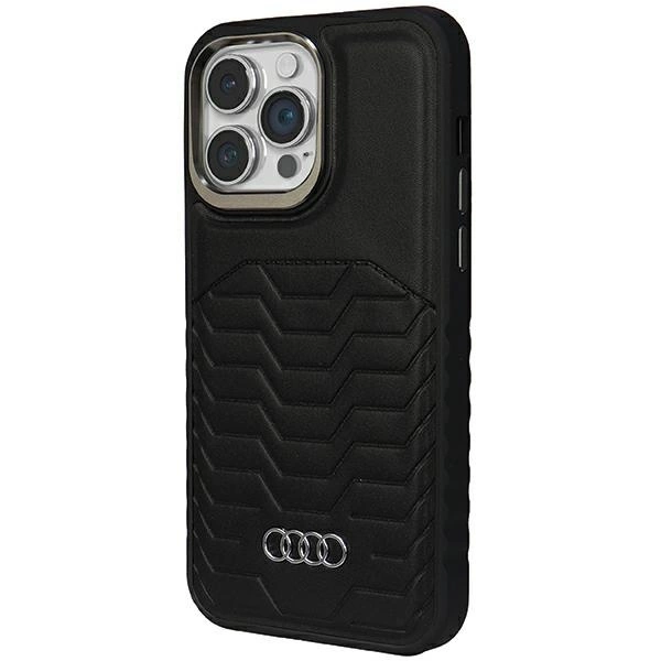 Audi Synthetic Leather case with MagSafe for iPhone 14 Pro - blackeng
