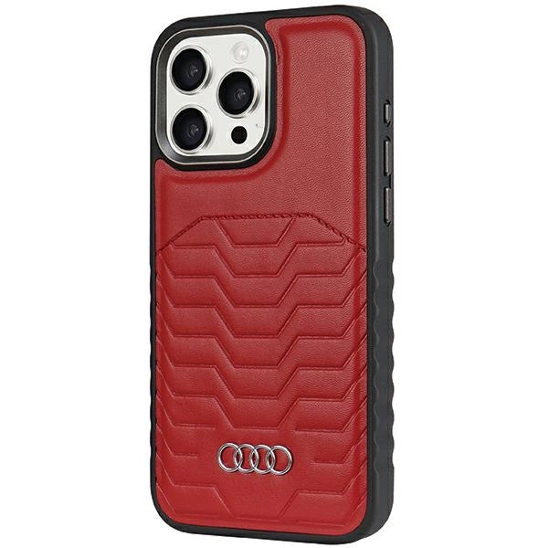 Audi Synthetic Leather case with MagSafe for iPhone 14 Pro - redeng