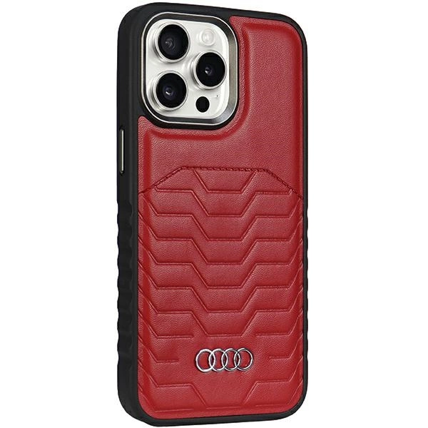 Audi Synthetic Leather case with MagSafe for iPhone 14 Pro - redeng