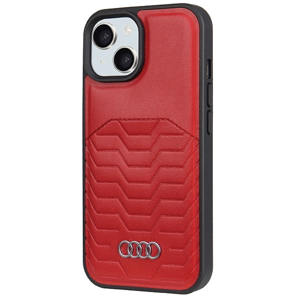 Audi Synthetic Leather case with MagSafe for iPhone 15 / 14 / 13 - redeng