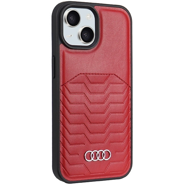 Audi Synthetic Leather case with MagSafe for iPhone 15 / 14 / 13 - redeng