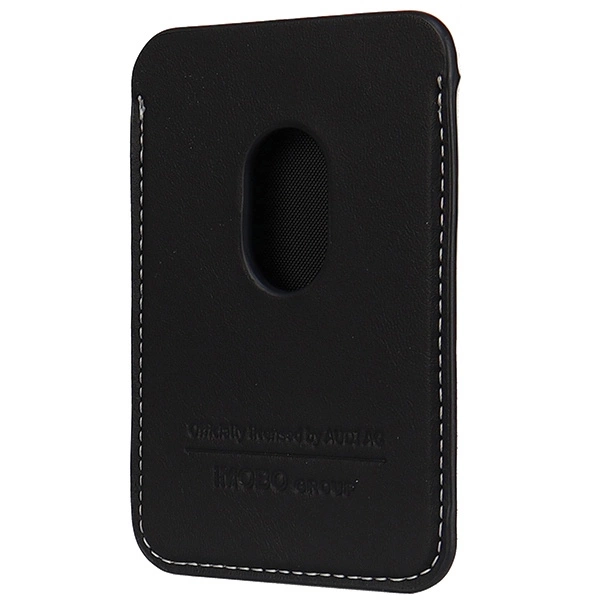 Audi Synthetic Leather magnetic wallet compatible with MagSafe - blackeng