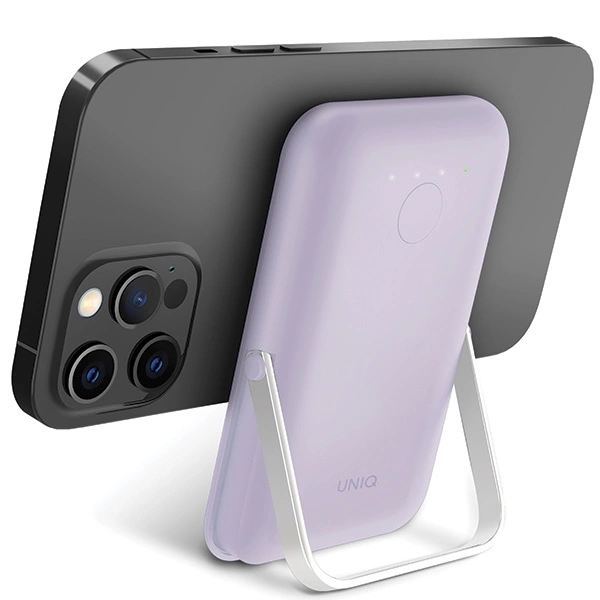 Powerbank Uniq Hoveo magnetic 5000mAh USB-C 20W PD - purpleeng