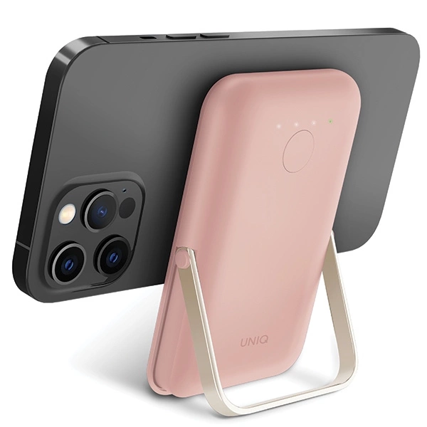 Powerbank Uniq Hoveo magnetic 5000mAh USB-C 20W PD - pinkeng