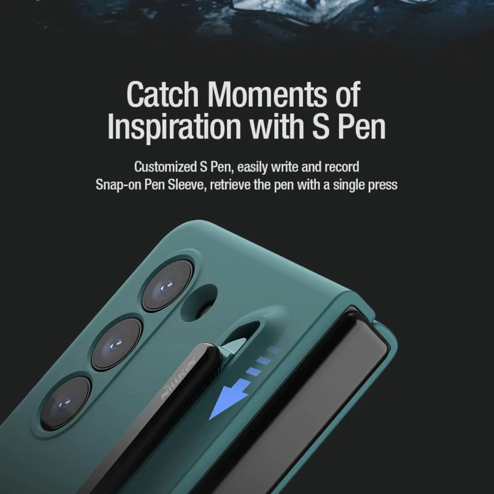 Nillkin Flex Pure Fold Case for Samsung Galaxy Z Fold 5 - blackeng