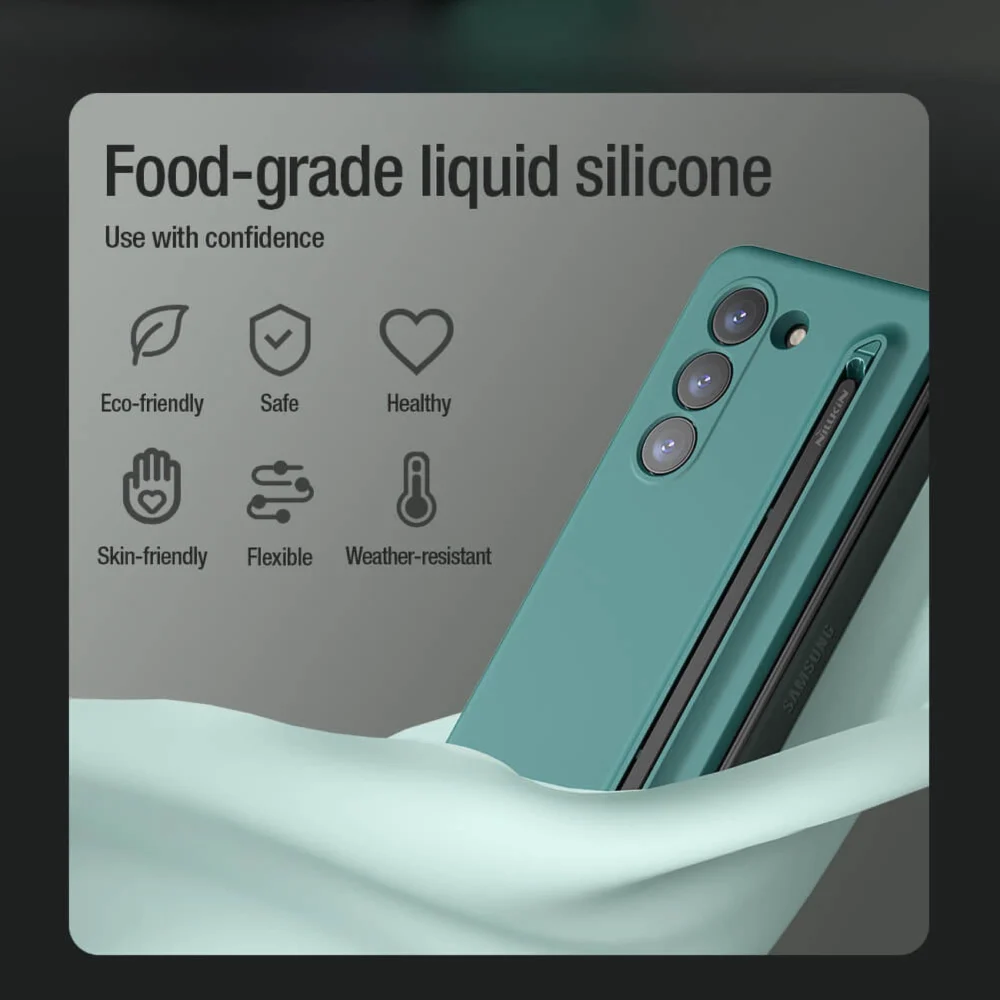 Nillkin Flex Pure Fold Case for Samsung Galaxy Z Fold 5 - blackeng