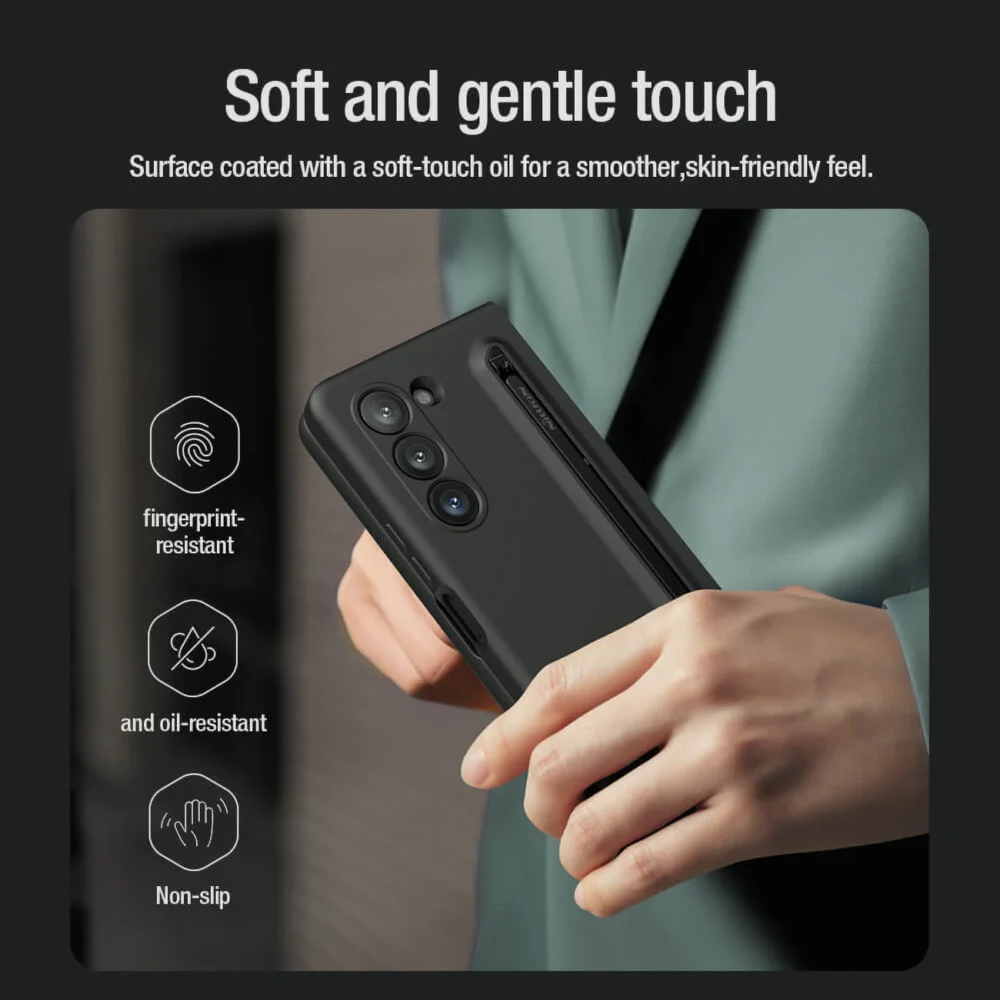 Nillkin Flex Pure Fold Case for Samsung Galaxy Z Fold 5 - blackeng