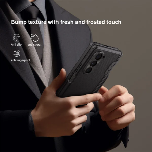 Nillkin Super Frosted Shield Fold case for Samsung Galaxy Z Fold 5 - blackeng