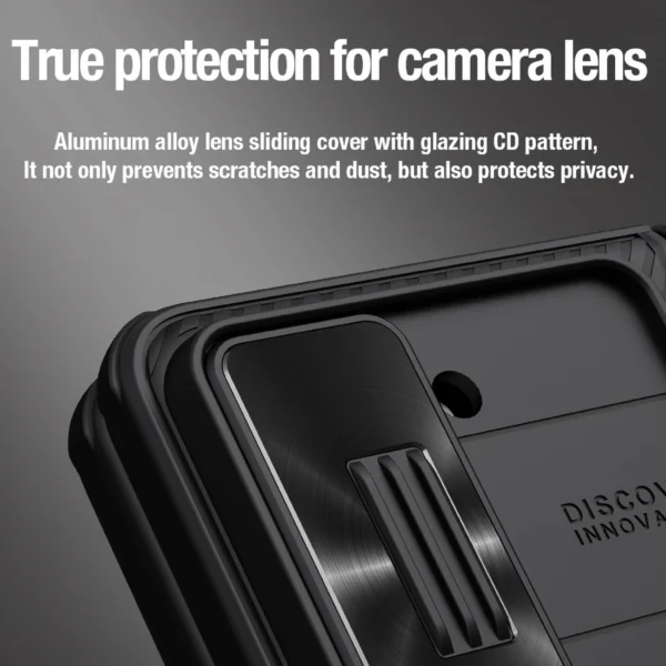 Nillkin CamShield Fold Case for Samsung Galaxy Z Fold 5 with additional stylus holder - blackeng