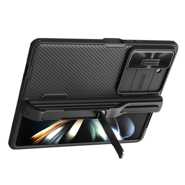 Nillkin CamShield Fold Case for Samsung Galaxy Z Fold 5 with additional stylus holder - blackeng