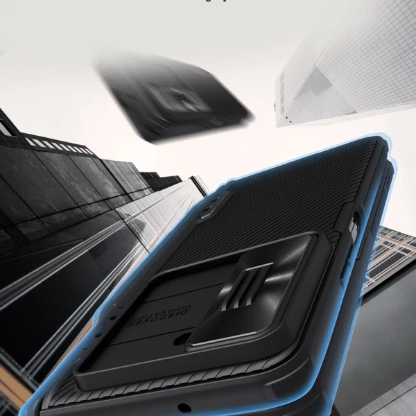Nillkin CamShield Fold Case for Samsung Galaxy Z Fold 5 with additional stylus holder - blackeng