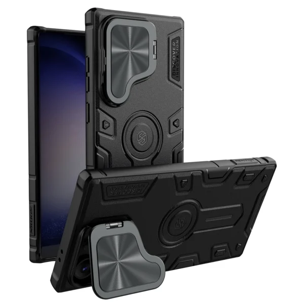 Nillkin CamShield Armor Prop Case for Samsung Galaxy S24 Ultra - blackeng