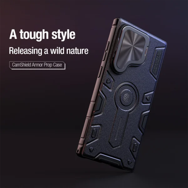 Nillkin CamShield Armor Prop Case for Samsung Galaxy S24 Ultra - blackeng