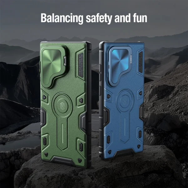 Nillkin CamShield Armor Prop Case for Samsung Galaxy S24 Ultra - blackeng