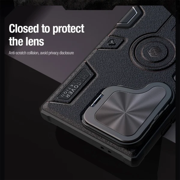 Nillkin CamShield Armor Prop Case for Samsung Galaxy S24 Ultra - blackeng
