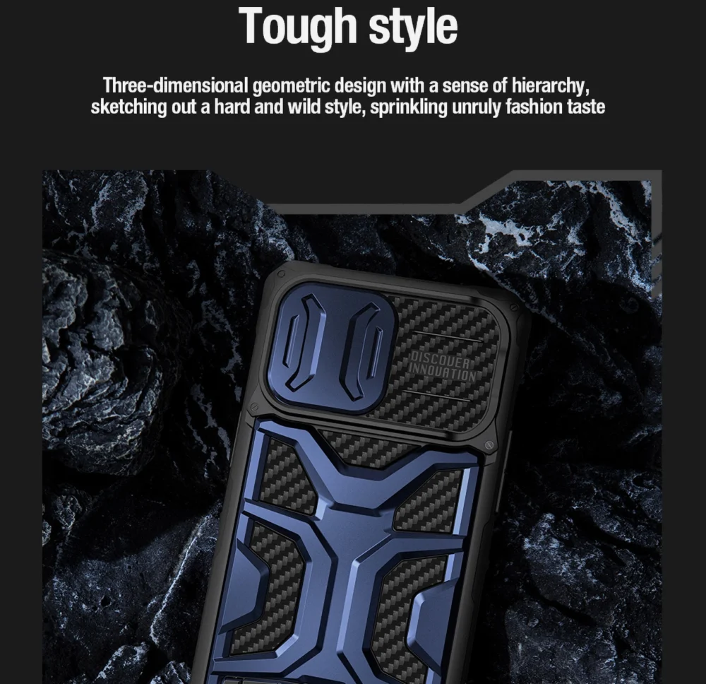 Nillkin Adventurer Pro Case for iPhone 14 Pro Max - blackeng