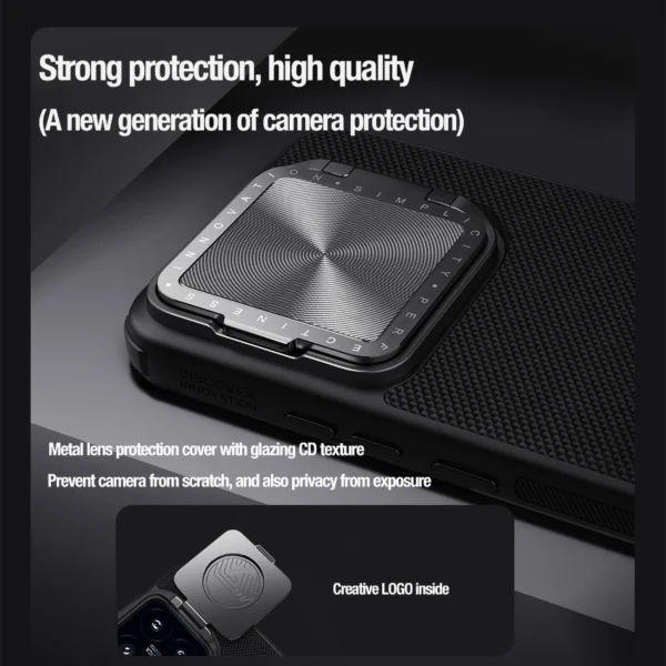 Nillkin Textured Prop Magnetic Case for Xiaomi 14 Pro - blackeng
