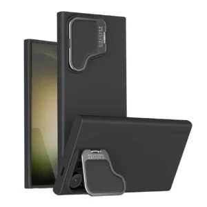 Nillkin CamShield Silky Prop Silicone Case for Samsung Galaxy S24 Ultra - blackeng