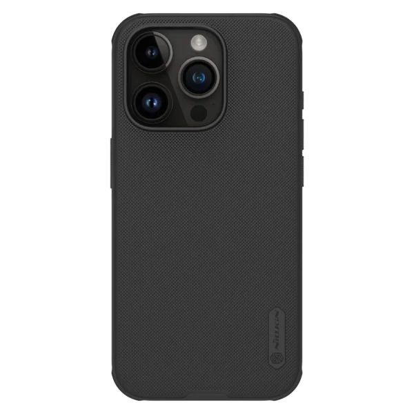Nillkin Super Frosted Shield Pro Magnetic Case for iPhone 15 Pro Max - blackeng