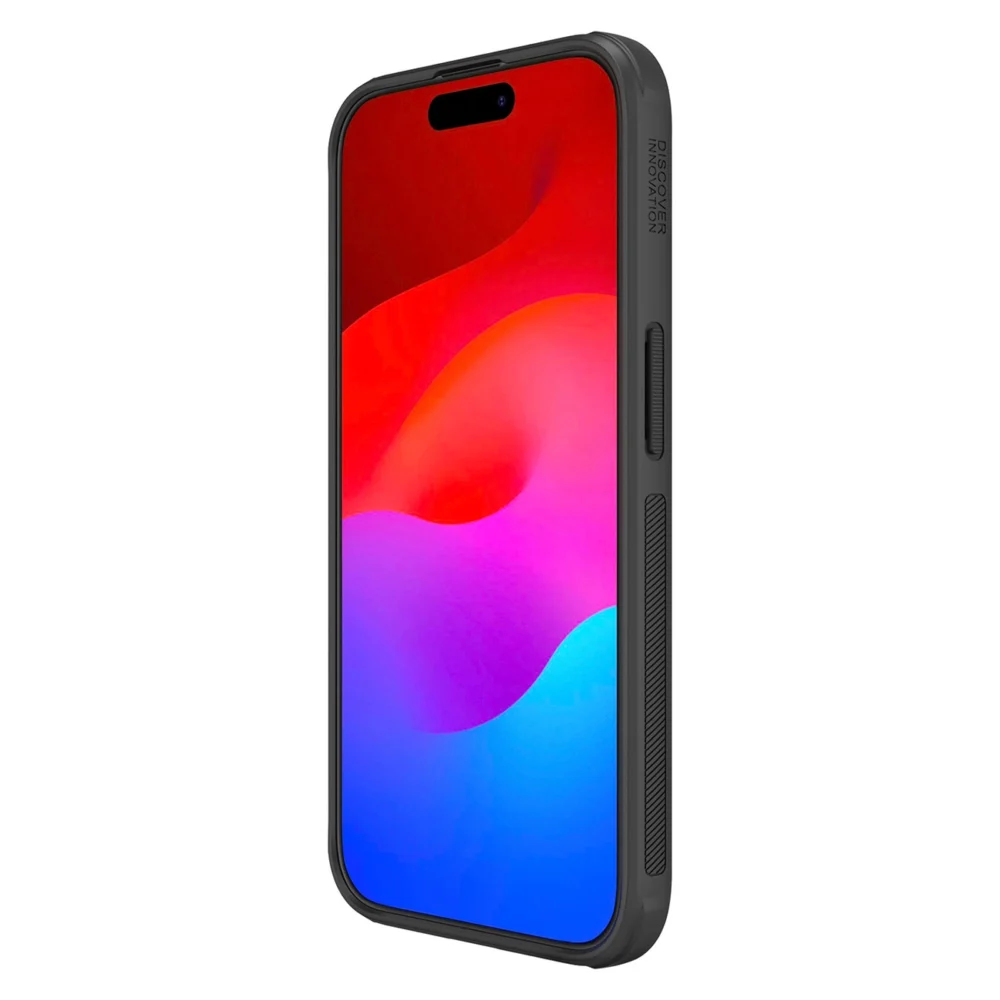 Nillkin Super Frosted Shield Pro Magnetic Case for iPhone 15 Pro Max - blackeng