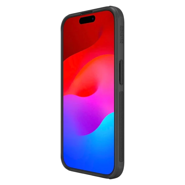 Nillkin Super Frosted Shield Pro Magnetic Case for iPhone 15 Pro Max - blackeng