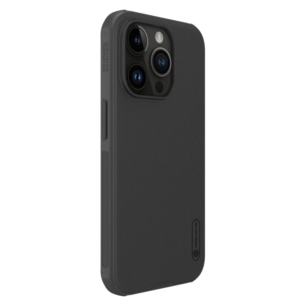 Nillkin Super Frosted Shield Pro Magnetic Case for iPhone 15 Pro - blackeng