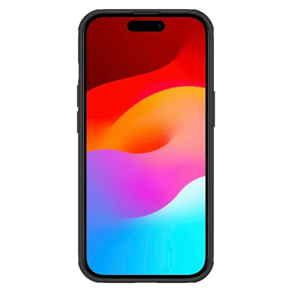 Nillkin Super Frosted Shield Pro Magnetic Case for iPhone 15 - blackeng
