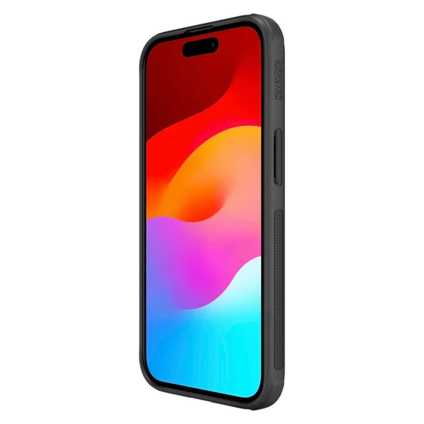 Nillkin Super Frosted Shield Pro Magnetic Case for iPhone 15 - blackeng