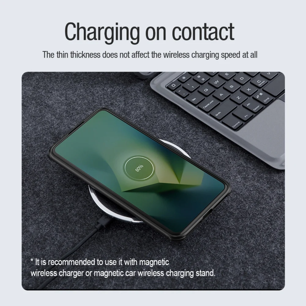Nillkin Super Frosted Shield Pro Magnetic Case for Xiaomi 14 Pro - blackeng