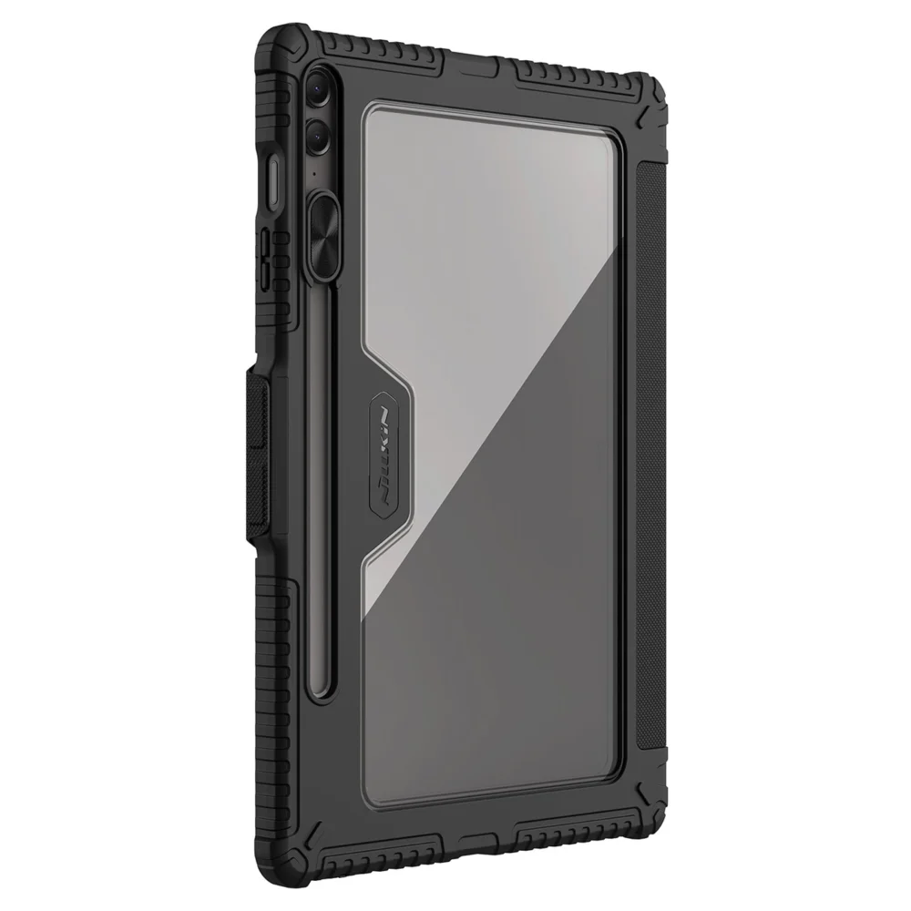 Nillkin Bumper Leather Case Pro case for Samsung Galaxy Tab S9 FE+ - blackeng