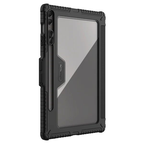 Nillkin Bumper Leather Case Pro case for Samsung Galaxy Tab S9 FE+ - blackeng