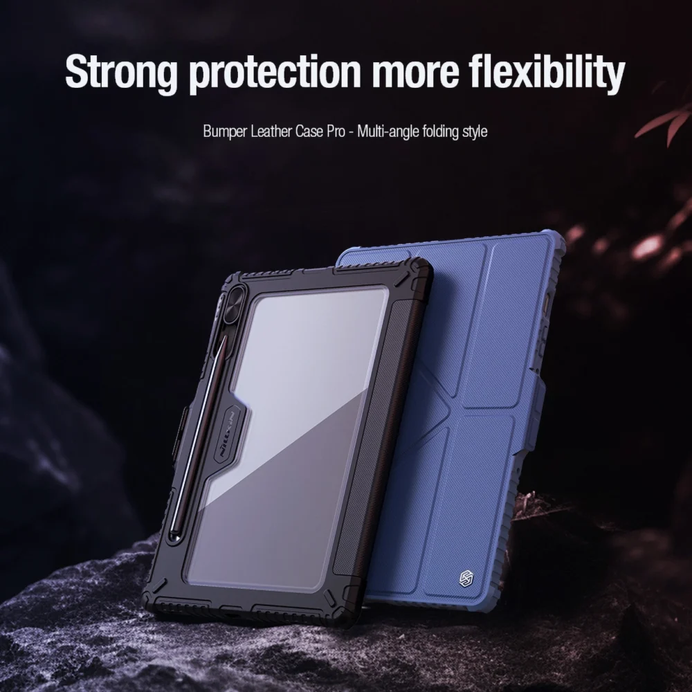 Nillkin Bumper Leather Case Pro case for Samsung Galaxy Tab S9 - blackeng