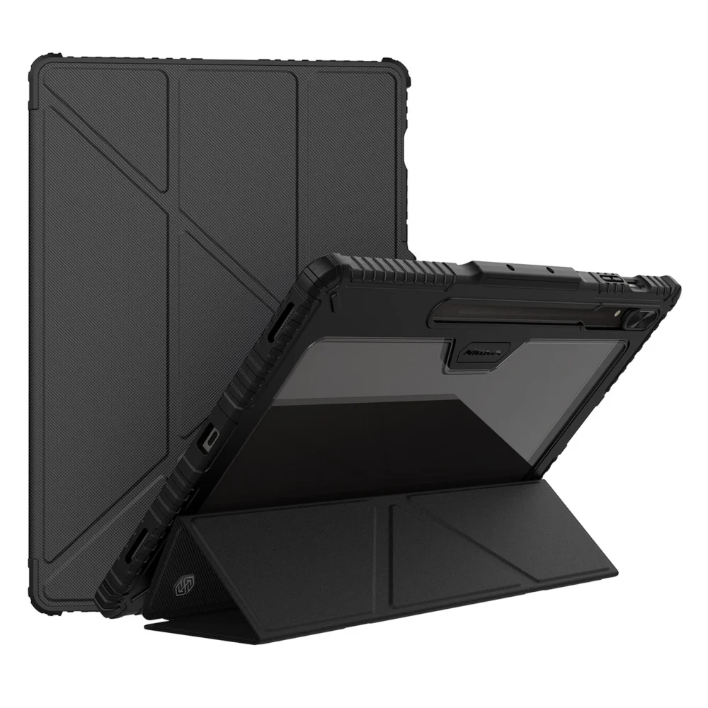 Nillkin Bumper Leather Case Pro case for Samsung Galaxy Tab S9+ - blackeng