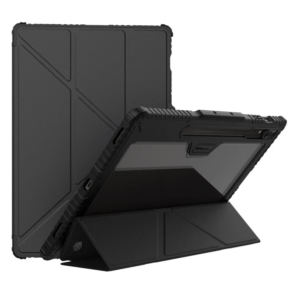 Nillkin Bumper Leather Case Pro case for Samsung Galaxy Tab S9+ - blackeng