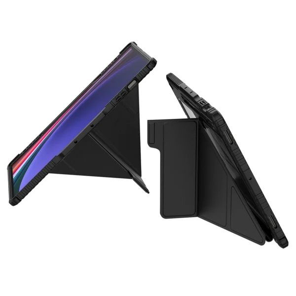 Nillkin Bumper Leather Case Pro case for Samsung Galaxy Tab S9+ - blackeng