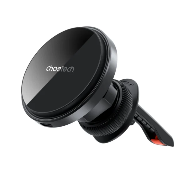 Choetech T204-F magnetic car holder with 15W wireless charging - blackeng