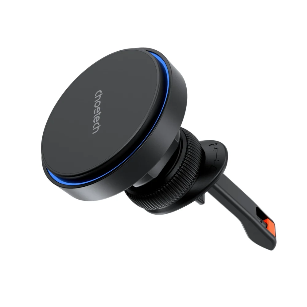 Choetech T205-F magnetic holder with 15 W inductive charger - blackeng
