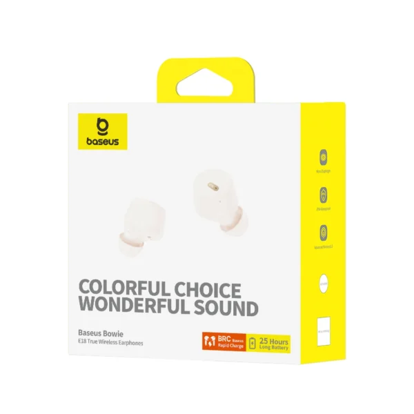 Baseus Bowie E18 Wireless TWS ENC IPX4 Earphones - Whiteeng