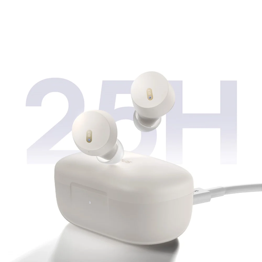 Baseus Bowie E18 Wireless TWS ENC IPX4 Earphones - Whiteeng