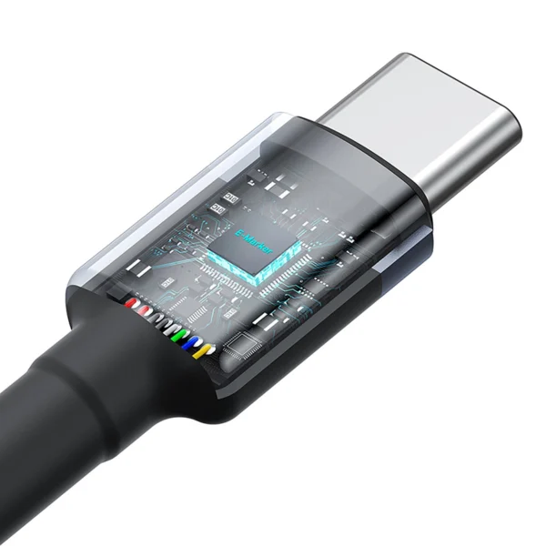 Baseus Cafule USB-C / USB-C 100W cable 2 m - red-black and black-gray (2 pcs.)eng
