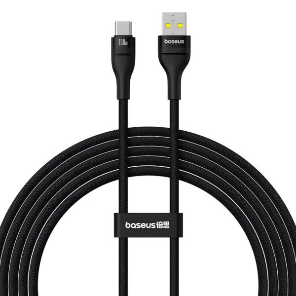 Baseus Flash 2 USB-A / USB-C cable 100W 2 m - blackeng