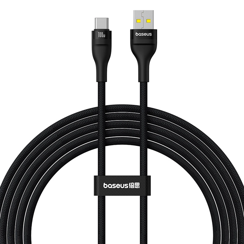 Baseus Flash 2 USB-A / USB-C cable 100W 2 m - blackeng