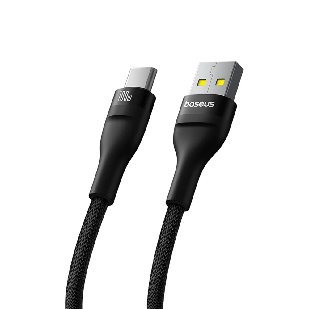 Baseus Flash 2 USB-A / USB-C cable 100W 1 m - blackeng