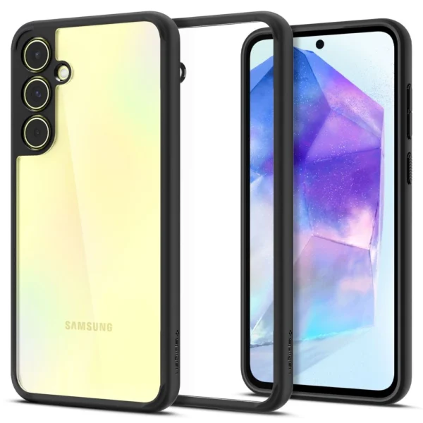 Spigen Ultra Hybrid Case for Samsung Galaxy A55 5G - Matte Blackeng