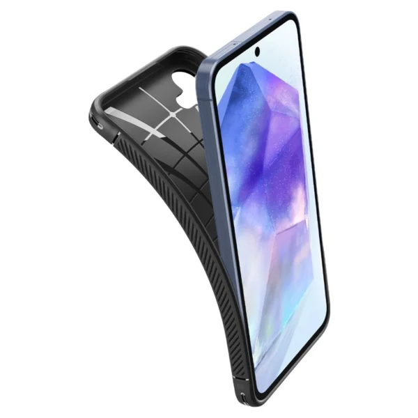 Spigen Rugged Armor Case for Samsung Galaxy A55 5G - Matte Blackeng