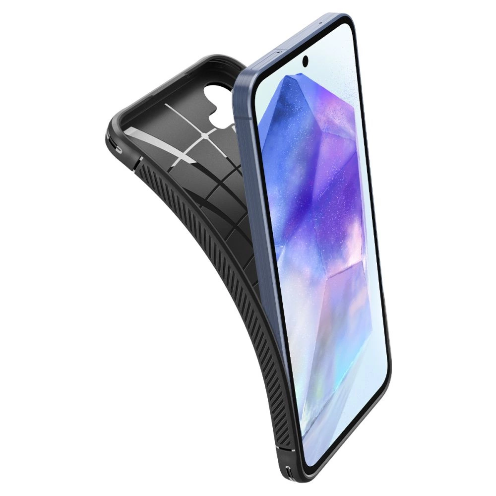 Spigen Rugged Armor Case for Samsung Galaxy A55 5G - Matte Blackeng