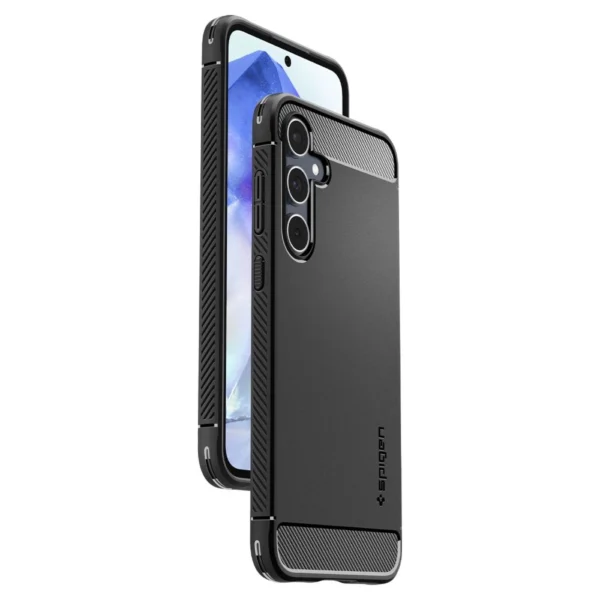 Spigen Rugged Armor Case for Samsung Galaxy A55 5G - Matte Blackeng