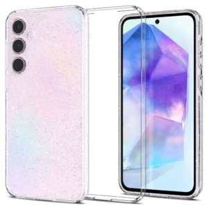 Spigen Liquid Crystal Case for Samsung Galaxy A55 5G - Clear Glittereng
